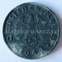 Německo - 1 Reichspfennig 1942 B
