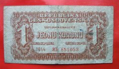 1 koruna 1944 HB