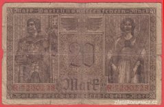 Německo - 20 mark 20.2.1918 - série R