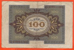 Německo - 100 Mark 1.11.1920 - série C - S