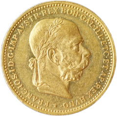 Zlatá mince Rakousko - Uhersko - 20 Koruna 1899