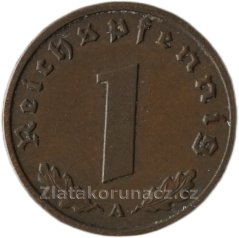 Německo - 1 Reichspfennig 1938 A