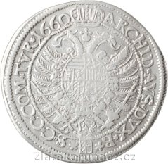 XV. krejcar 1660 - Vídeň varianta 2