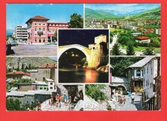 Bosna a Hercegovia - Mostar - Starý most, budovy