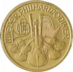 Zlatá mince Rakouska - 1/10 Oz Philharmoniker 2003
