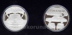 2023 - 500 Kč Sada automobil Tatra 603 s medailí Proof
