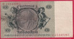 Německo - 50 Reichsmark 30.3.1933 - série C - L - 8 m.č.