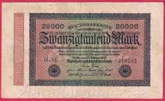 Německo - 20.000 mark 20.2.1923 - série U-VL