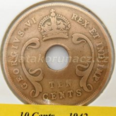 Afrika východní - 10 cents 1942