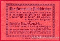 Aichkirchen - 50 haléřů - 1921