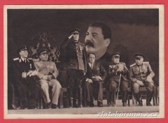 Maršál Koněv zdraví Pražany