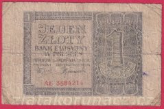 Polsko - 1 Zloty 1941