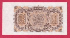 1 Kčs 1953 BV - ruský číslovač