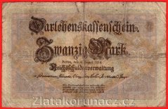 Německo - 20 mark 5.8.1914 - série Y