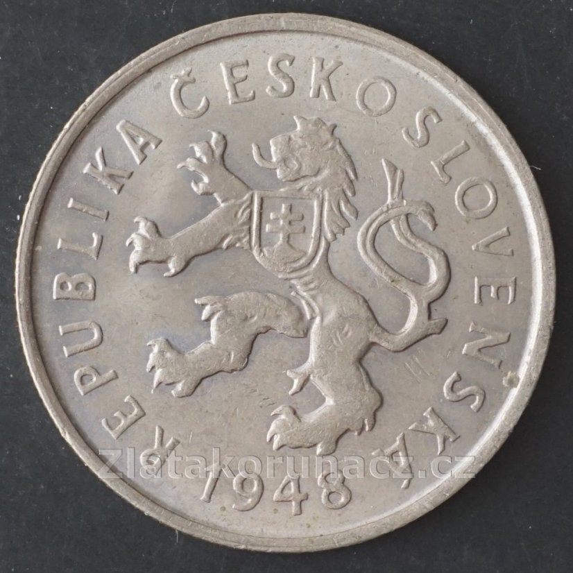 2 koruna 1948