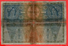Rakousko-Uhersko - 1000 Kronen 1919 II. vydání 2007