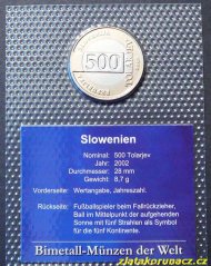 Slovinsko - 500 Tolarjev - 2002