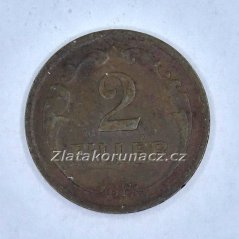Maďarsko - 2 fillér 1939 BP