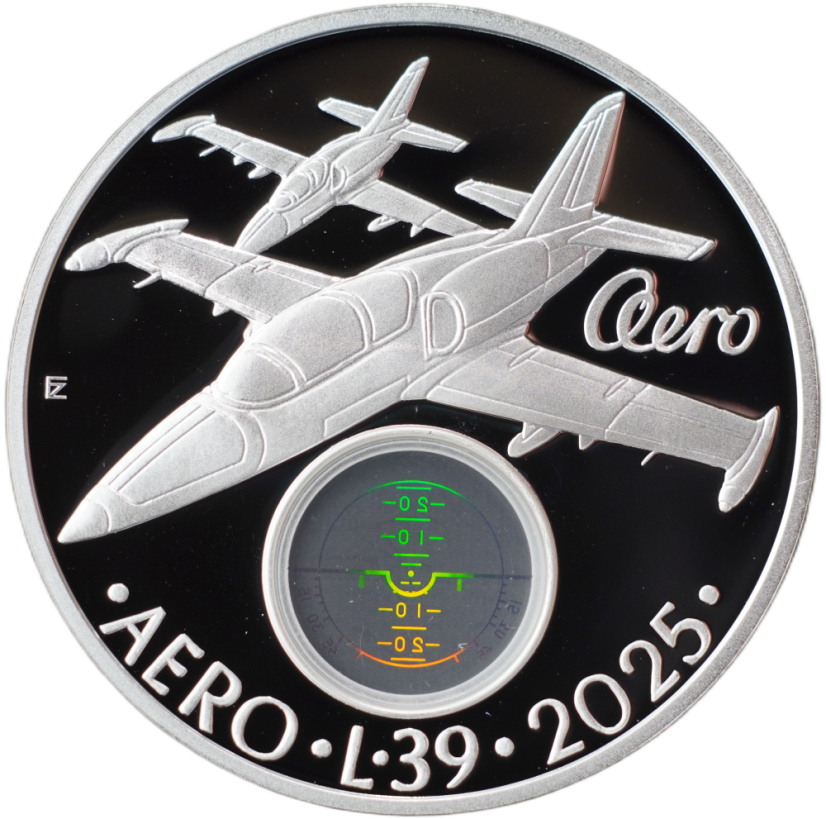 2025 - 500Kč Cvičný letoun Aero L-39 Albartos Proof