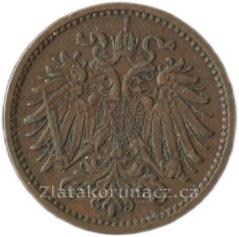1 haléř F.J.I.-1896