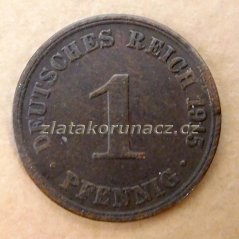 Německo - 1 Reich Pfennig 1915 A