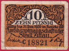 Zittau - 10 pfennig - 1920