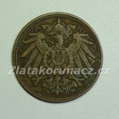 Německo - 1 Reich Pfennig 1913 G