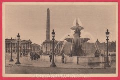 Paříž - Náměstí Svornoti - Place de la Concorde