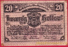 Leonfelden - 20 haléřů - 1920