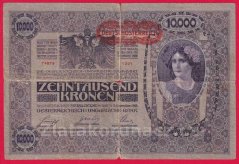 Rakousko-Uhersko - 10 000 Kronen 1919 II. vydání 1301
