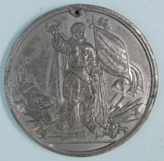 Německo - Friedrich III. - Žena s vlajkou