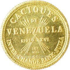 Zlatá mince - Venezuela - Caciques de Venezuela Gold Mara
