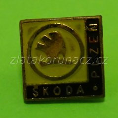 Škoda Plzeň hranatý bílý