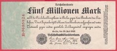 Německo - 5.000.000 mark 25.7.1923 - série B