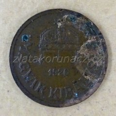 Maďarsko - 2 fillér 1926 BP