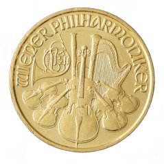 Zlatá mince Rakouska - 1/10 Oz Philharmoniker 1993