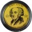 Zlatá mince Rovníková Guinea - 250 Pesetas 2022 - John Adams
