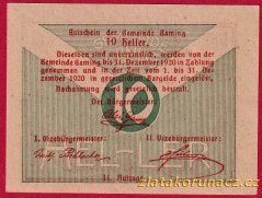 Gaming - 10 haléřů - 1920