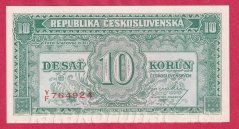 10 Kčs b.l.1945 YF