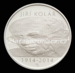 2014 - 500Kč - Jíří Kolář Proof