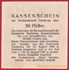 Stockerau - 50 haléřů - 1919