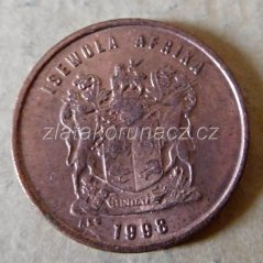 Afrika jižní (Jihoafrická rep.) - 1 cent 1998