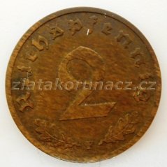 Německo - 2 Reichspfennig 1939 F