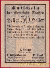 Traisen - 50 haléřů - 1920