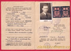 ČSR - osvědčení o národní spolehlivosti - Fryštát - 1946