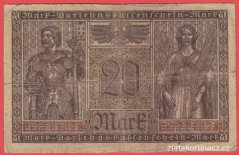 Německo - 20 mark 20.2.1918 - série E