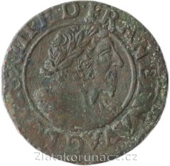 Francie - 2 deniers (Double Tournoise) 1631