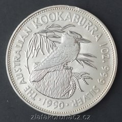 Austrálie - 5 dollars 1990 - 1 oz Kookaburra