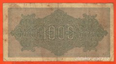 Německo - 1000 mark 15.9.1922 - série V-WB
