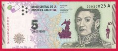 Argentina - 5 Pesos 2015